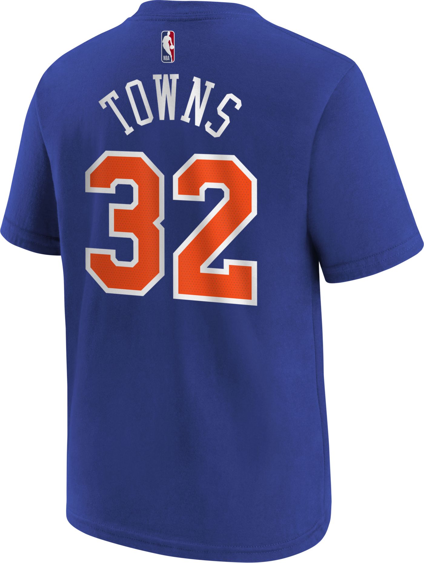 Nike Youth New York Knicks Karl Anthony Towns 32 Icon T Shirt Dick s Sporting Goods