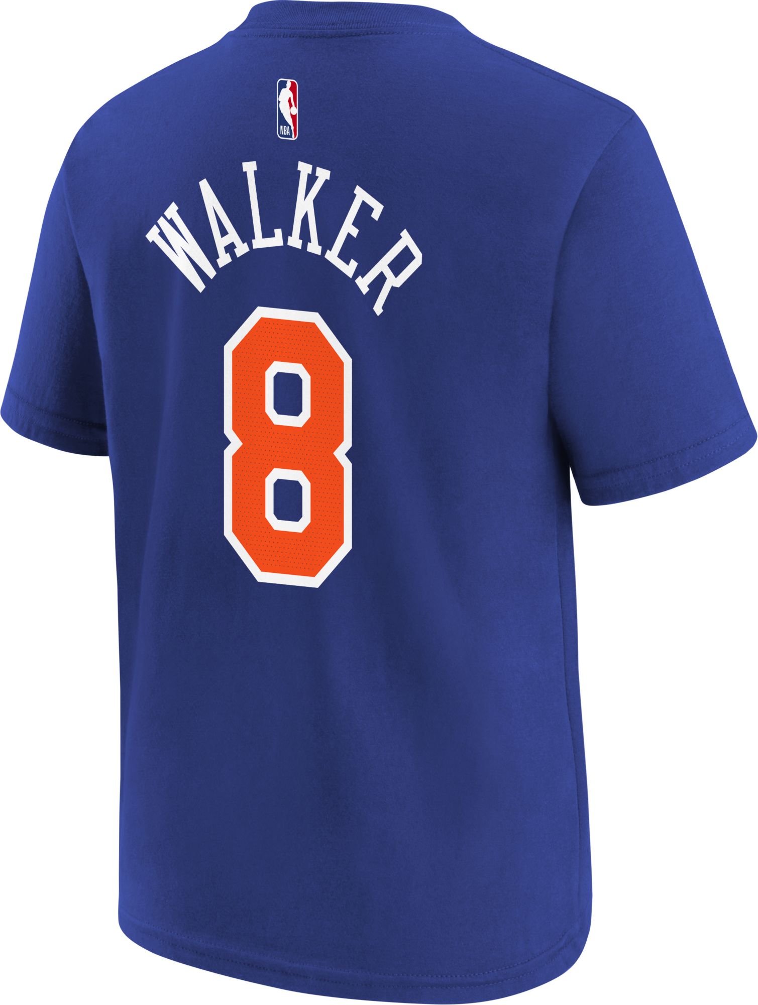 Nike Youth New York Knicks Kemba Walker #8 Blue Icon T-Shirt product image