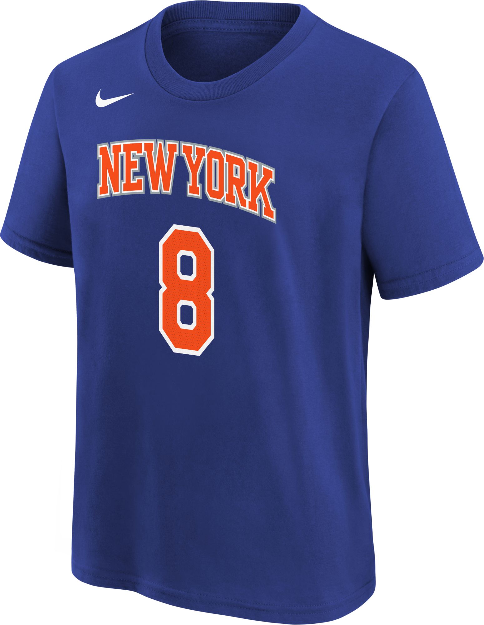 Nike Youth New York Knicks Kemba Walker #8 Blue Icon T-Shirt product image