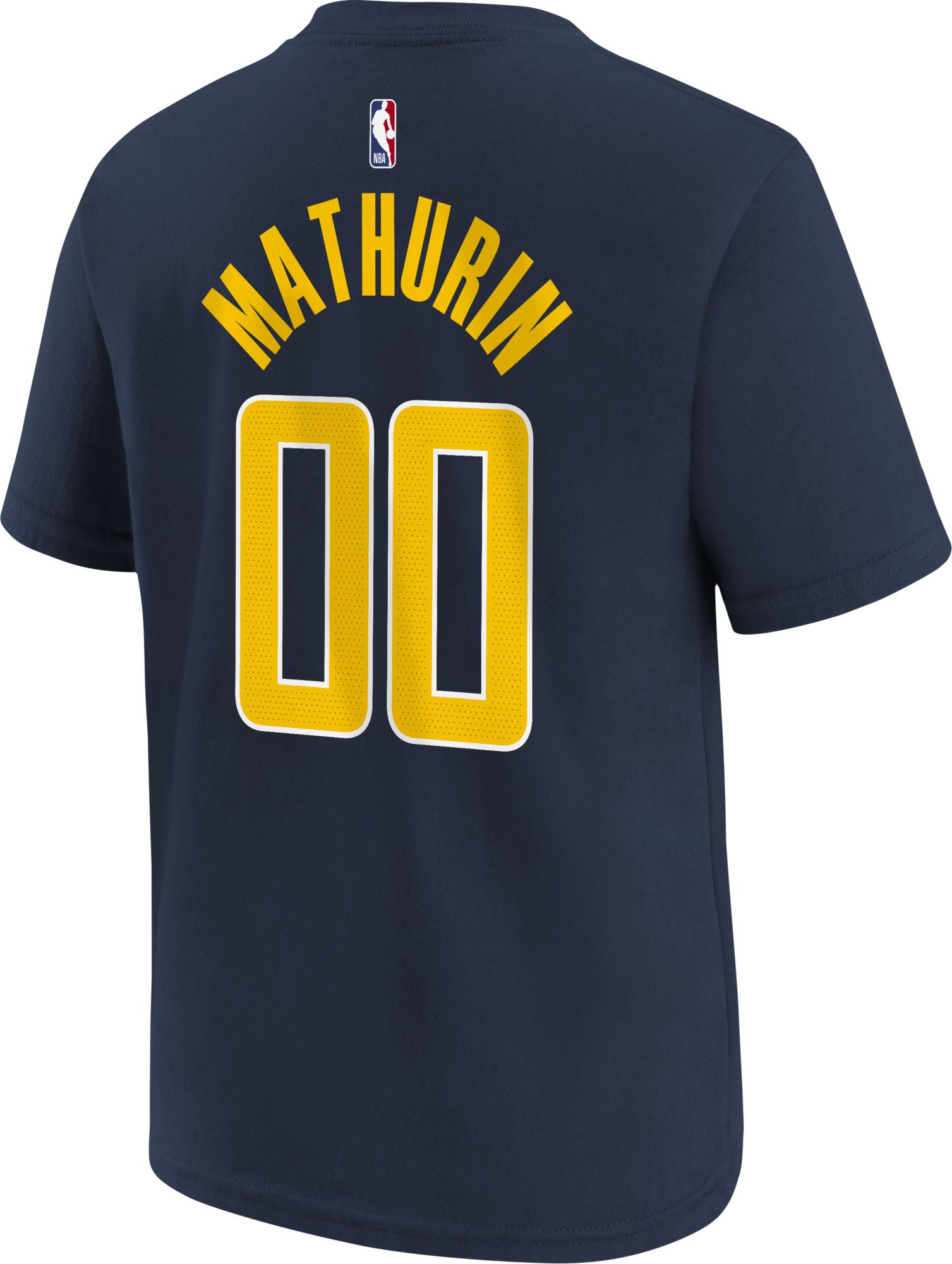 Nike Youth Indiana Pacers Bennedict Mathurin #00 Navy T-Shirt