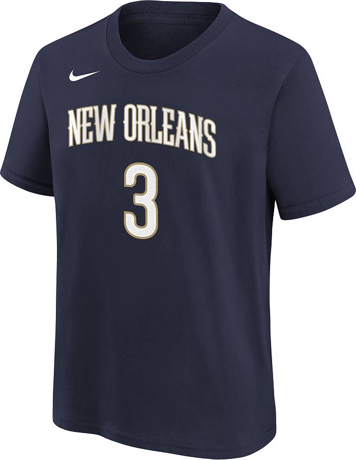 Nike Youth New Orleans Pelicans CJ McCollum #3 Navy Swingman Jersey