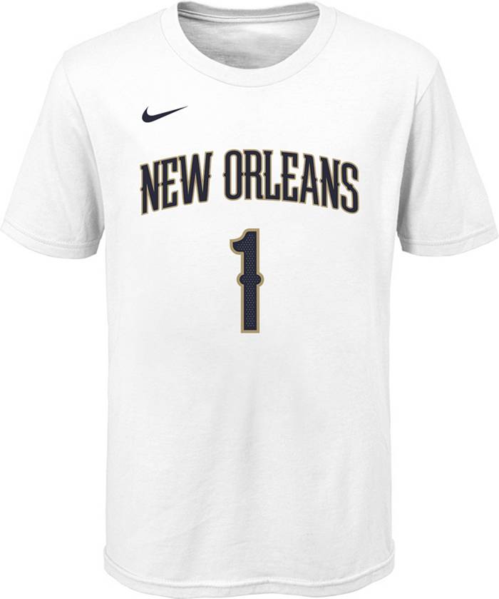 New Era Women's New Orleans Pelicans Blue Logo Long Sleeve Shirt, XL