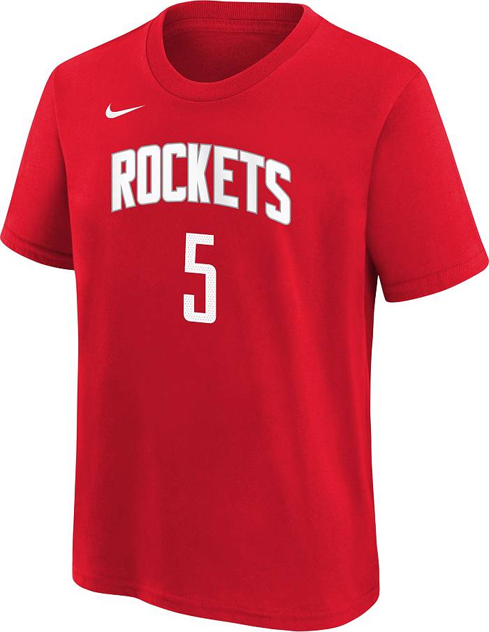 Nike Youth Hardwood Classic Houston Rockets Kevin Porter Jr. Number 3 T-Shirt Large White | Dick's Sporting Goods
