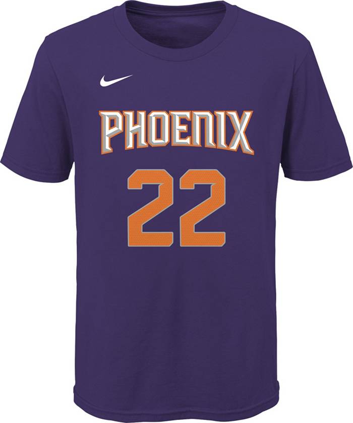 Nike Youth 2022-23 City Edition Phoenix Suns Deandre Ayton #22 Turquoise  Dri-FIT Swingman Jersey