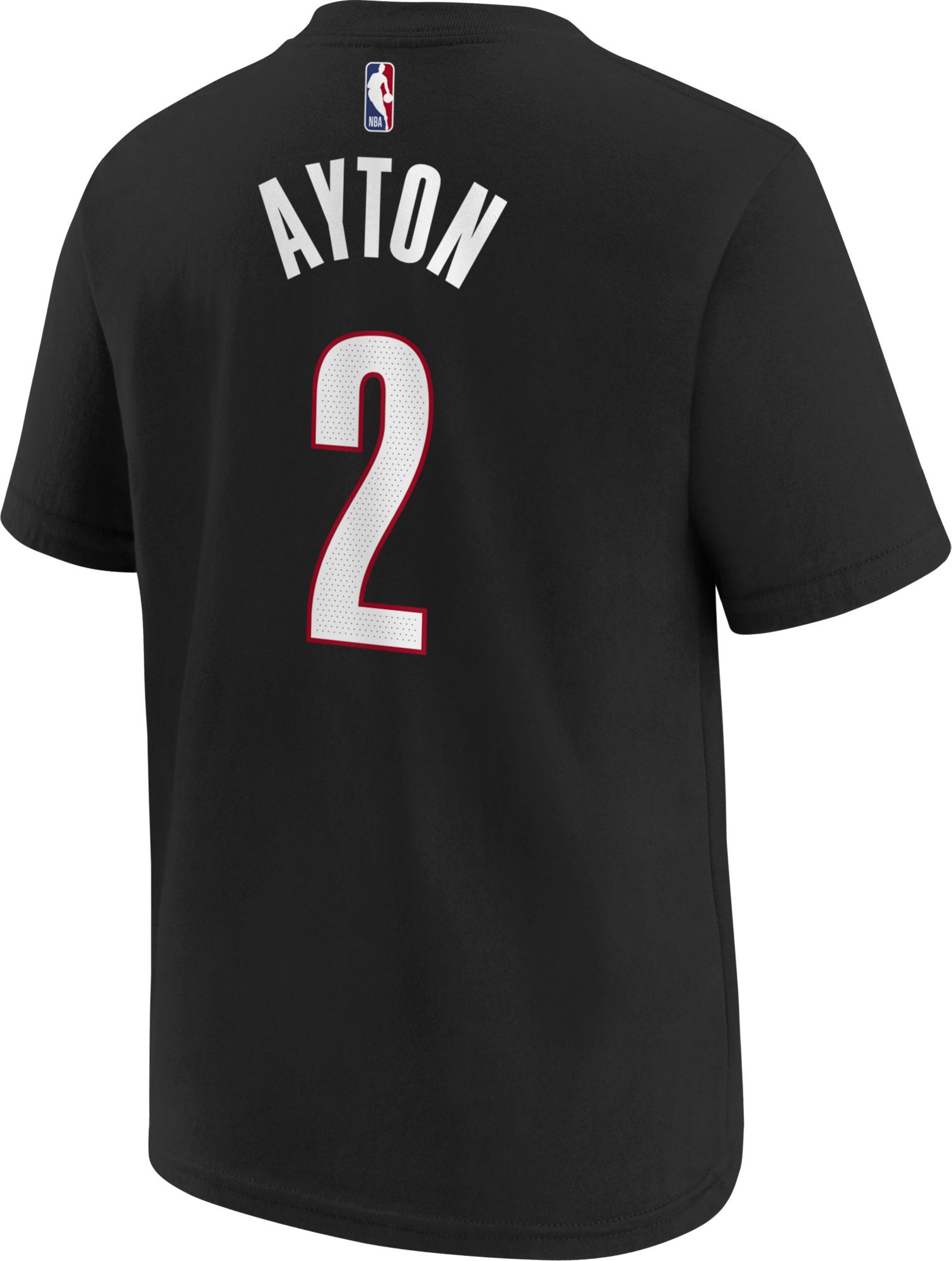 Nike Youth Black Portland Trail Blazers Deandre Ayton #2 Icon T-Shirt