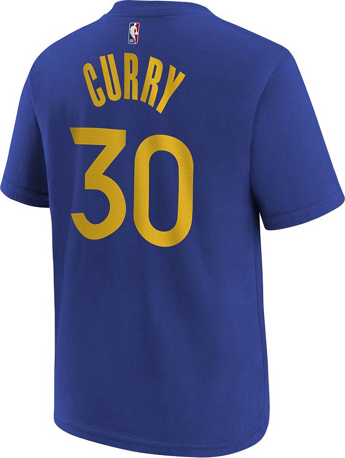 Nike Steph Curry GS Warriors Jersey Size Youth - Depop