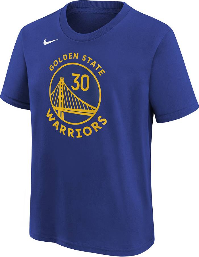Stephen Curry Golden State Warriors #30 Youth Road T-Shirt Kids