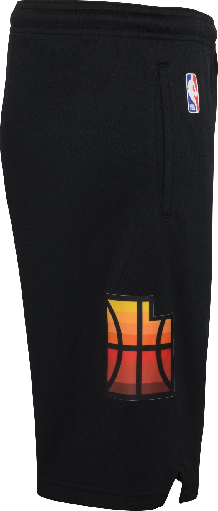 Nike Youth Utah Jazz Black Dri-FIT Swingman Shorts product image