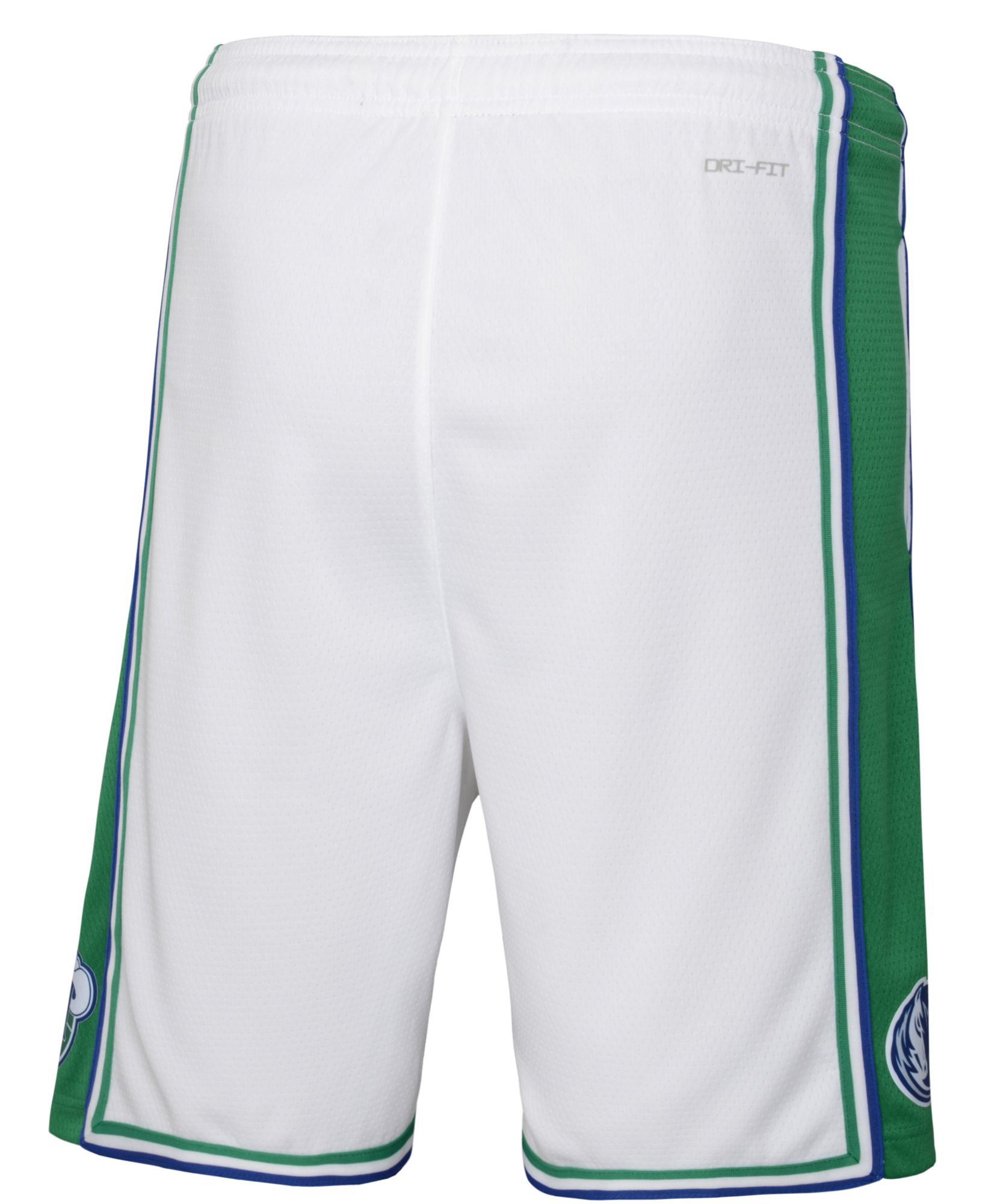 Nike Youth 2021-22 City Edition Dallas Mavericks White Swingman Shorts product image
