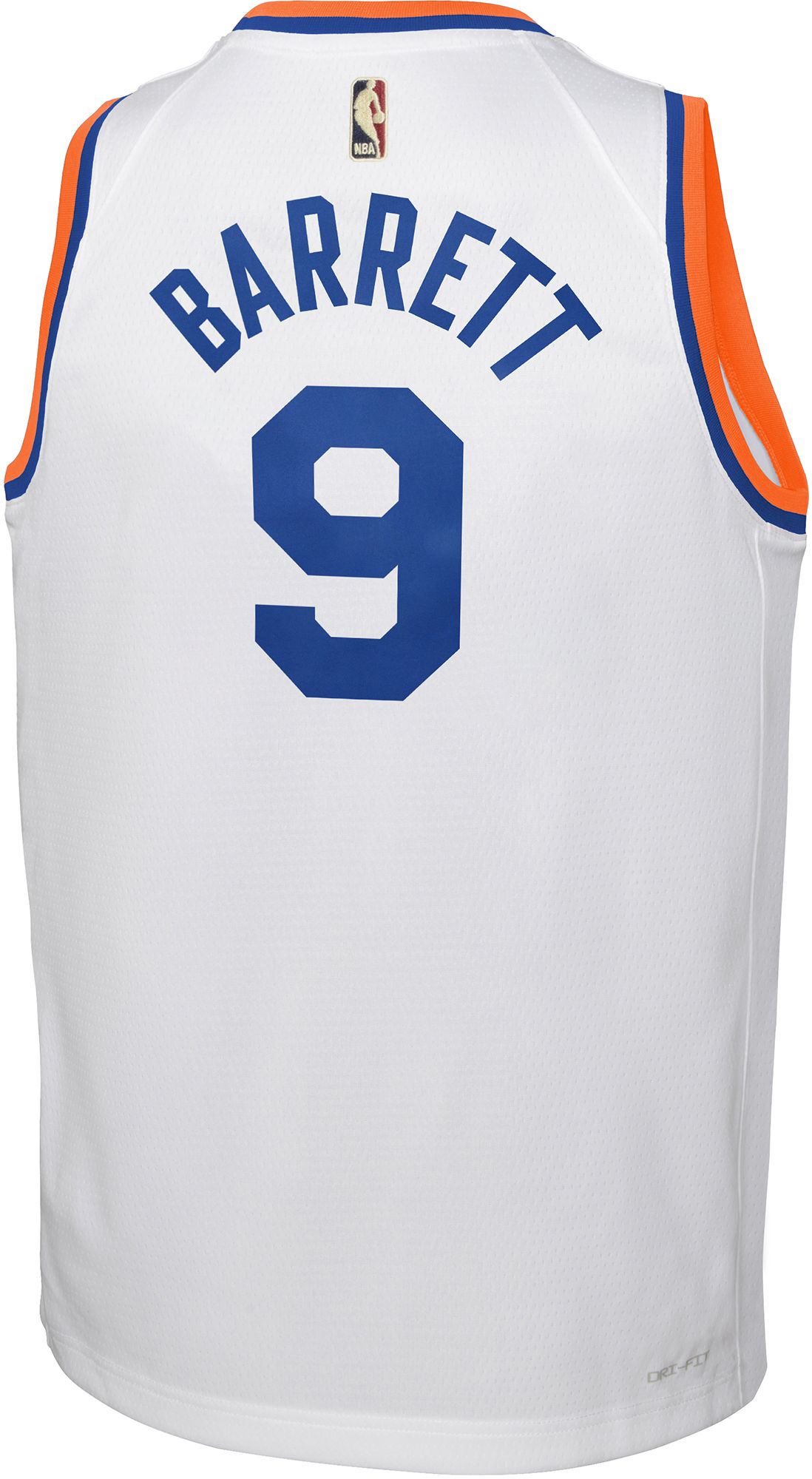 Nike Youth New York Knicks RJ Barrett #9 White Dri-FIT Swingman Jersey product image