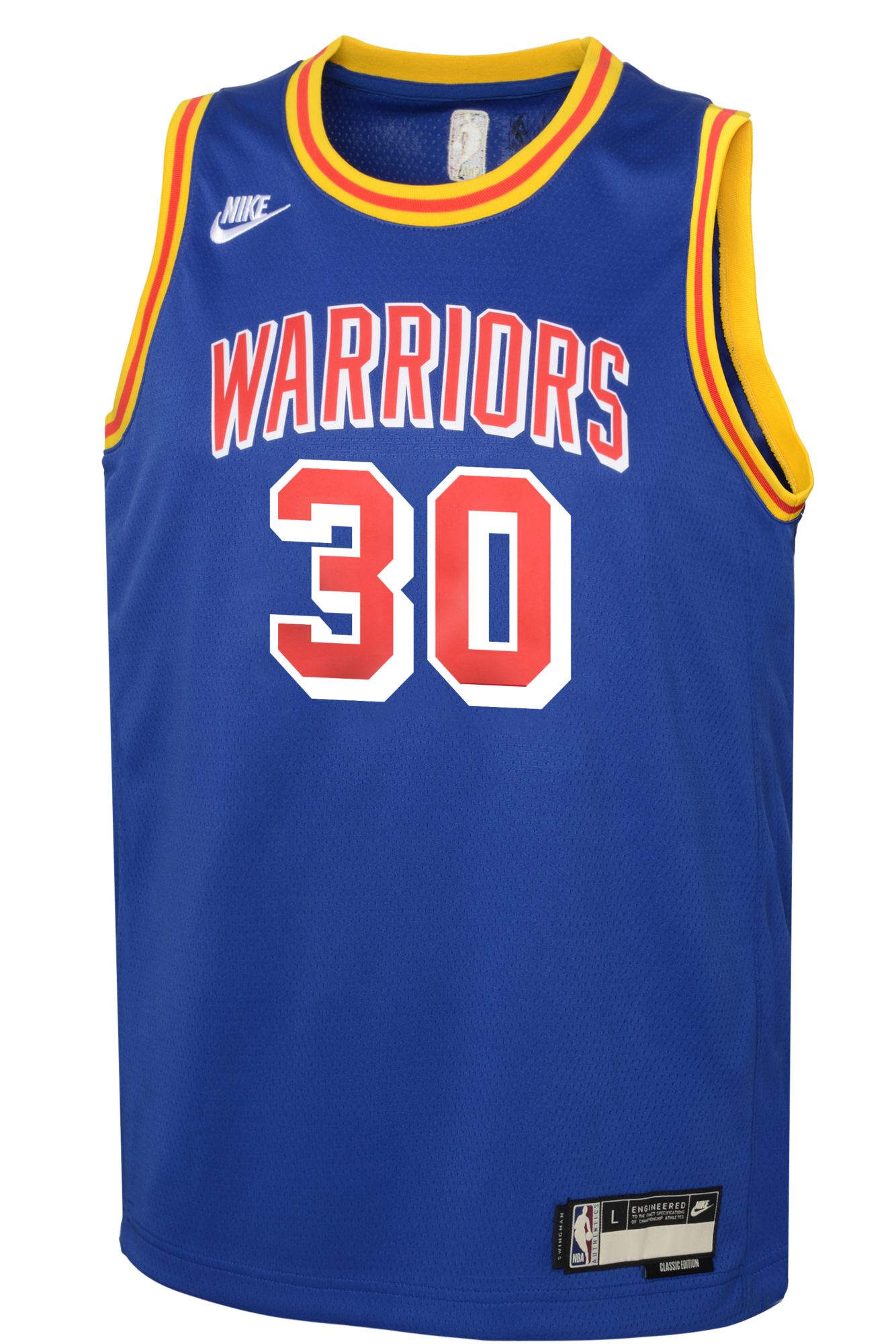 Nike Youth Golden State Warriors Stephen Curry #30 Blue Dri-FIT Swingman Jersey product image