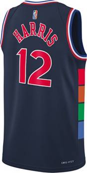 Nike Youth 2021-22 City Edition Philadelphia 76ers Tobias Harris #12 Blue Swingman Jersey product image