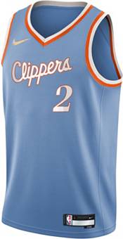 Nike Youth 2021-22 City Edition Los Angeles Clippers Kawhi Leonard #2 Blue Swingman Jersey product image