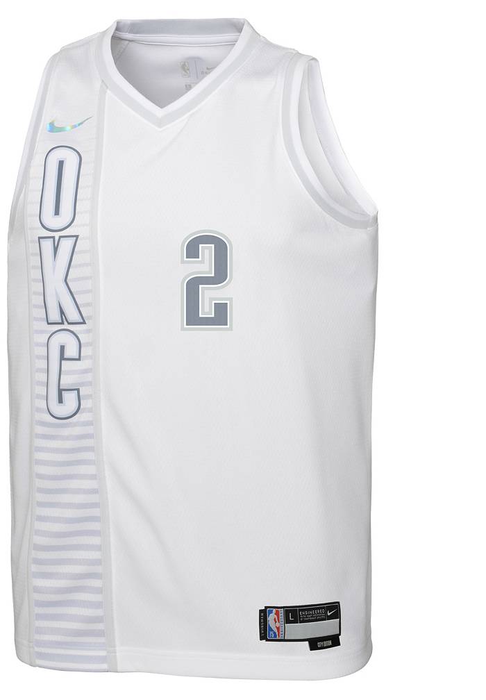  Outerstuff Shai Gilgeous-Alexander Oklahoma City Thunder Blue  #2 Youth 8-20 Home Edition Swingman Player Jersey (8) : Sports & Outdoors