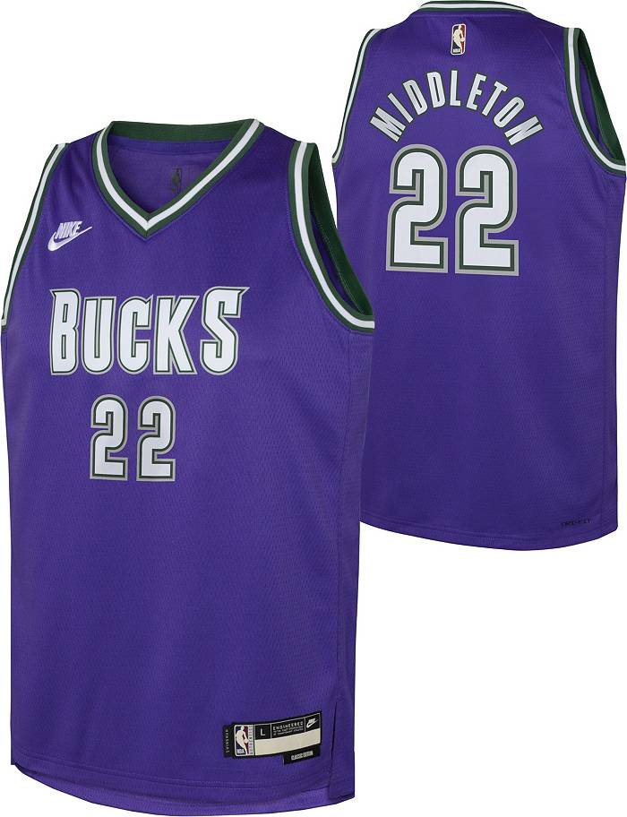 Milwaukee Bucks Nike Classic Edition Swingman Jersey - Purple