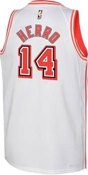 Nike Youth Hardwood Classic Miami Heat Tyler Herro #14 White Dri-FIT Swingman Jersey product image