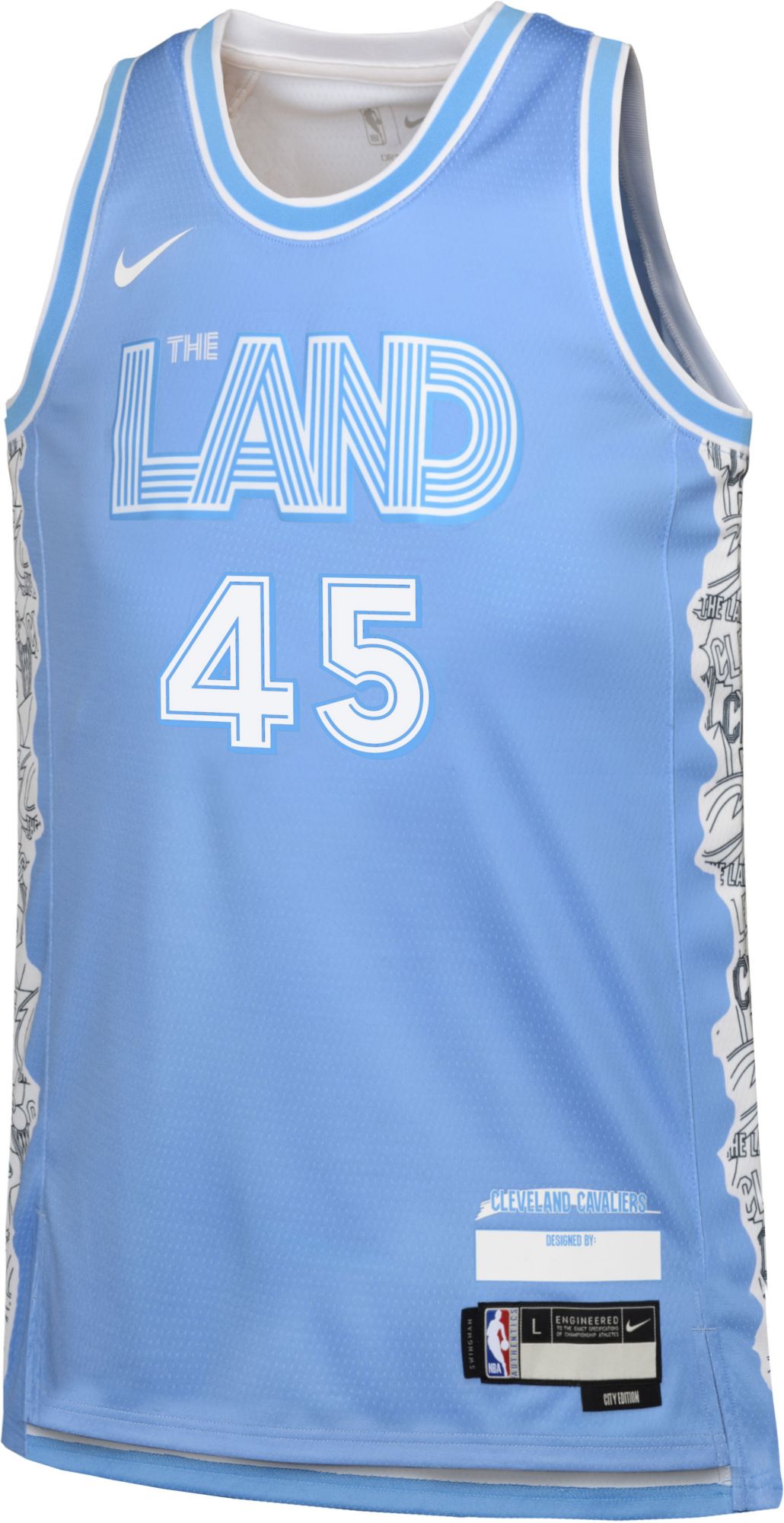 Nike Youth 2024-25 City Edition Cleveland Cavaliers Donovan Mitchell #45 Swingman Jersey product image