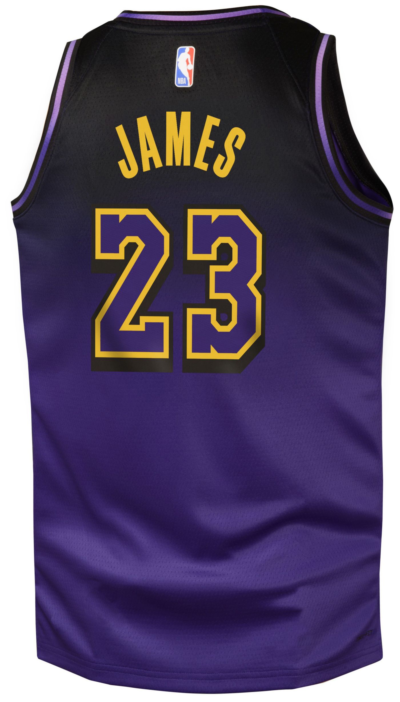 Los Angeles Lakers Lebron James Nike high quality Swingman Jersey City Edition Boys size XL