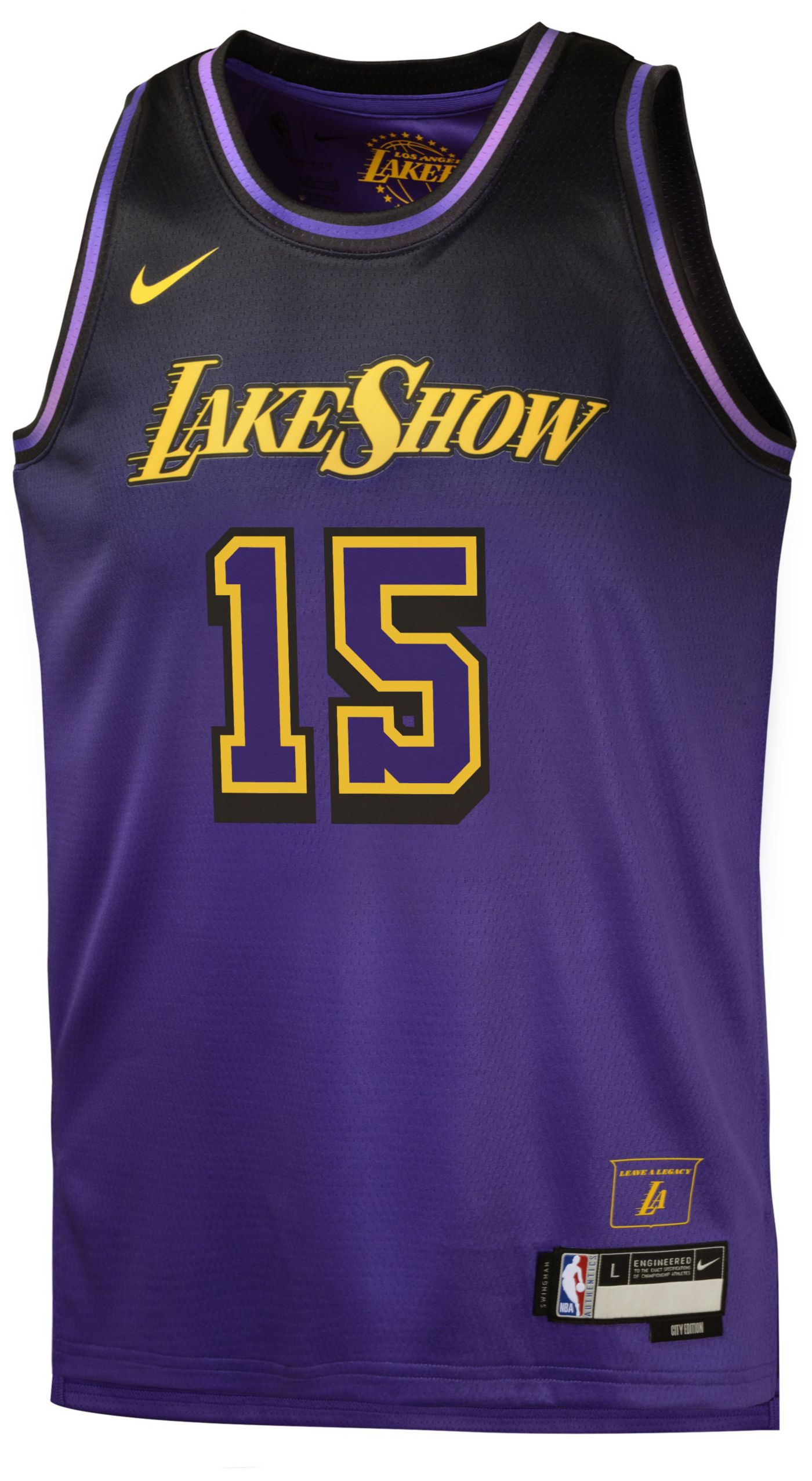 Nike Youth 2024 25 City Edition Los Angeles Lakers Austin Reaves 15 Swingman Jersey Dick s Sporting Goods