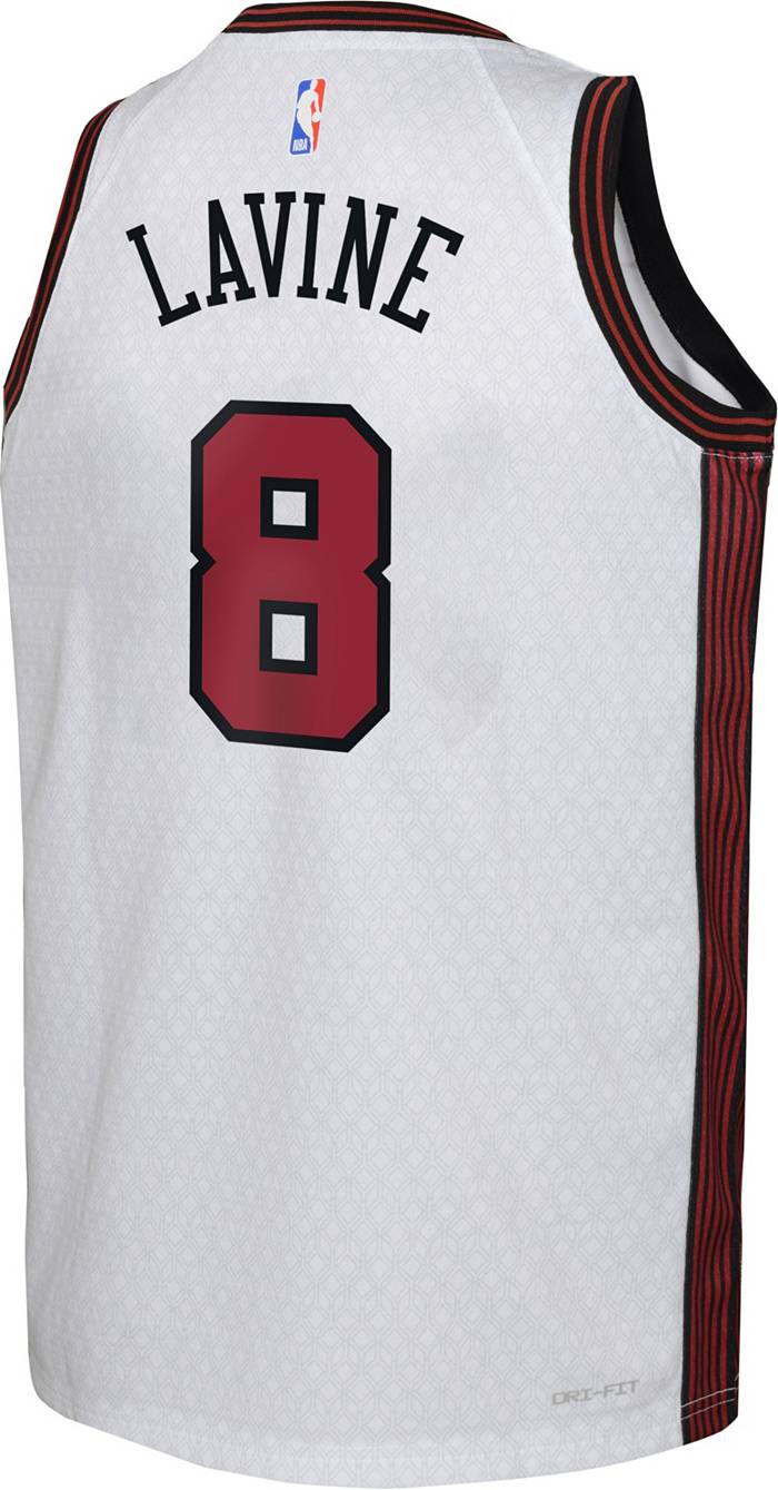 Red Nike NBA Chicago Bulls LaVine #8 Jersey Junior