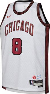 Nike Youth Chicago Bulls Zach Lavine #8 White Dri-FIT Swingman Jersey