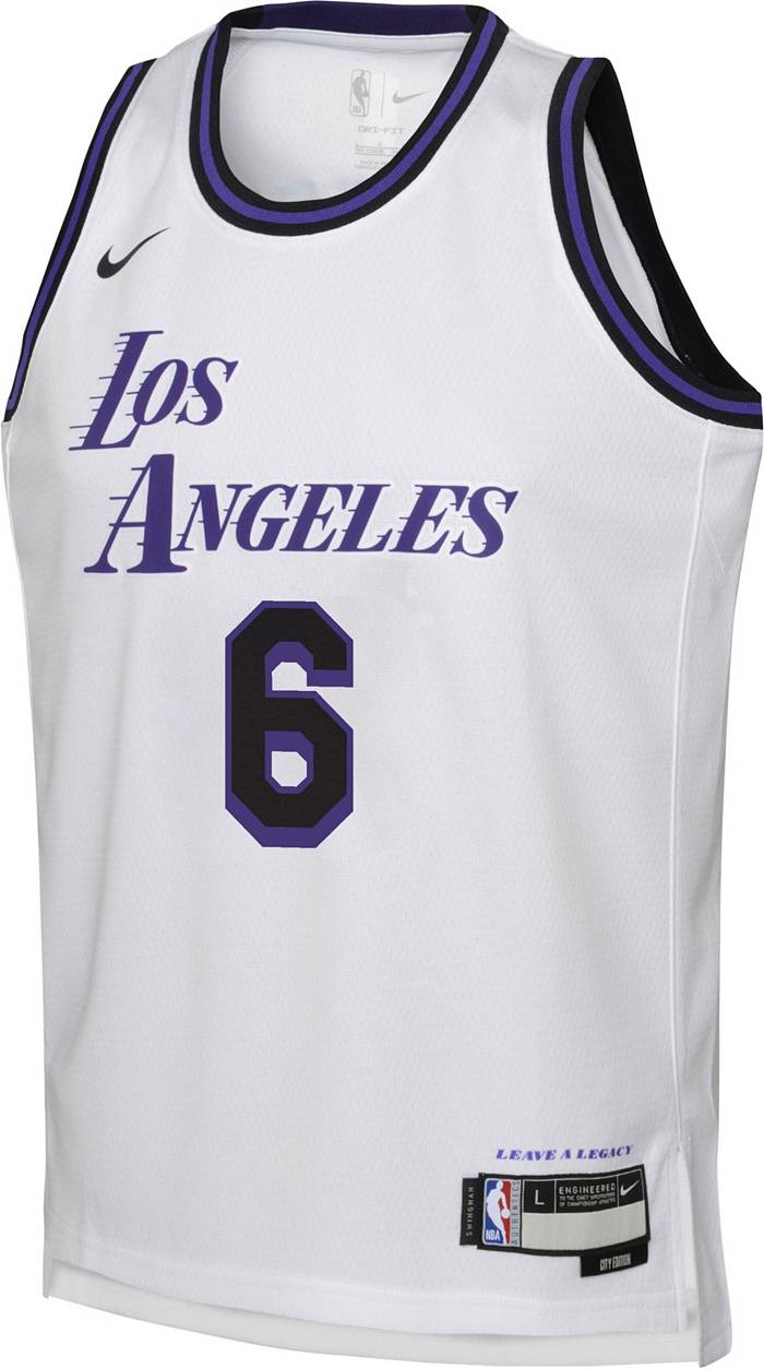 white lakers jersey