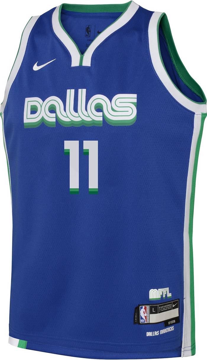 Luka Doncic Dallas Mavericks Nike Preschool 2022/23 Replica Jersey - City Edition - Blue