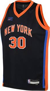 Men's New York Knicks Julius Randle #30 Nike Black 2020/21 Swingman Jersey  - City Edition