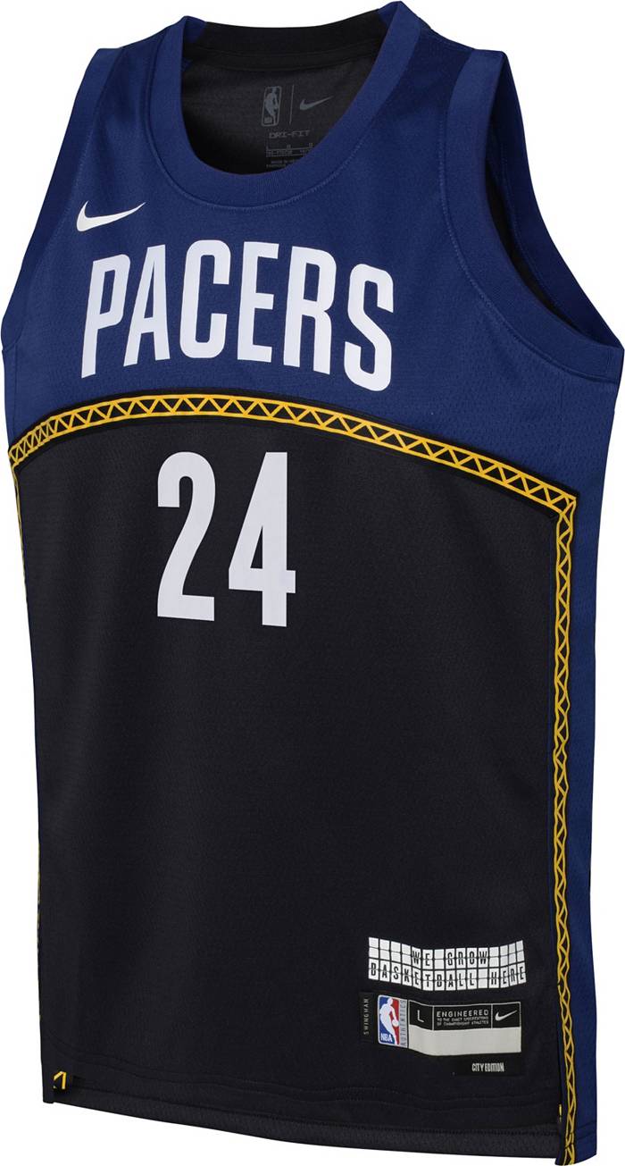 Dick's Sporting Goods Nike Youth Indiana Pacers Buddy Hield #24 Navy T-Shirt