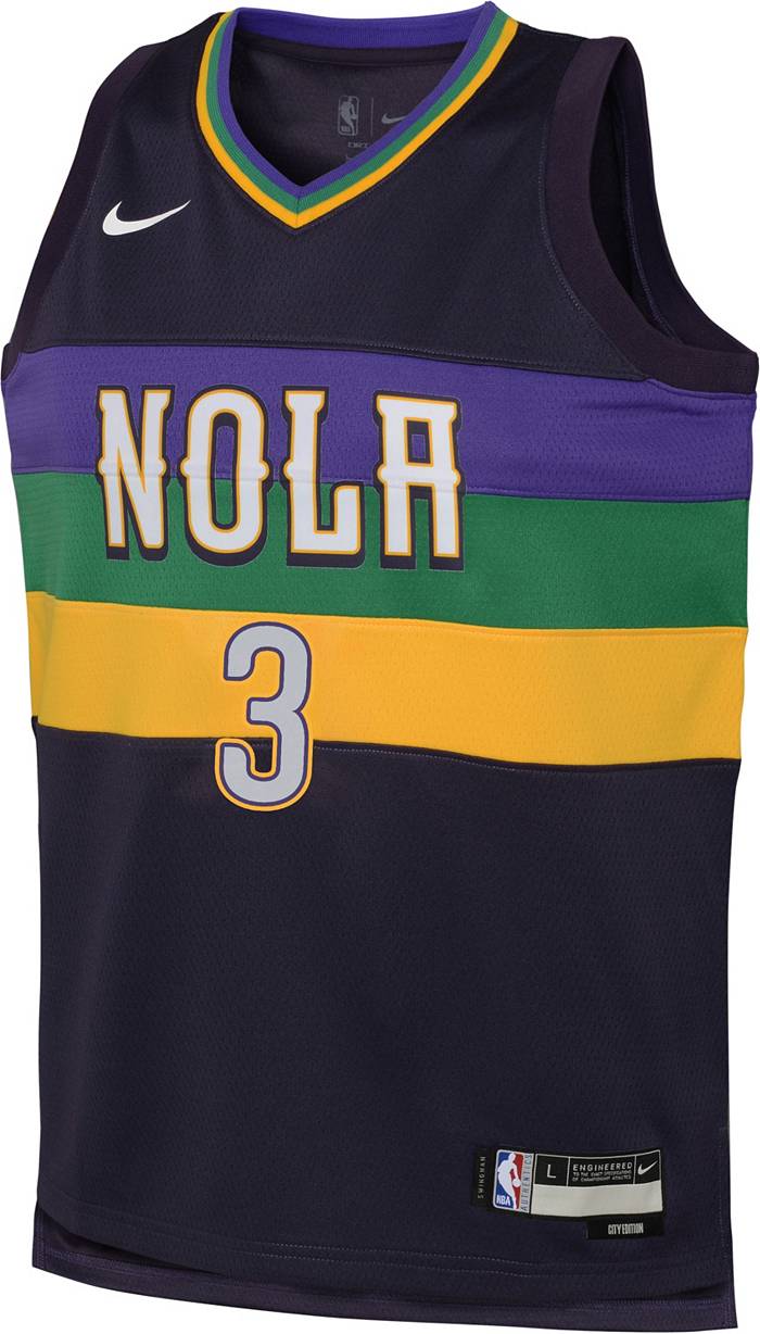Nike Youth 2022-23 City Edition New Orleans Pelicans CJ Mccollum #3 Swingman Jersey - XL Each