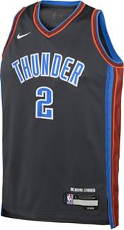 Nike Youth 2022-23 City Edition Oklahoma City Thunder Shai Gilgeous-Alexander #2 Grey Dri-FIT Swingman Jersey product image