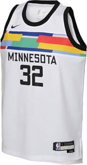 Adidas Karl-Anthony towns Minnesota Timberwolves Youth Blue Road Swingman Jersey Size: Youth Small