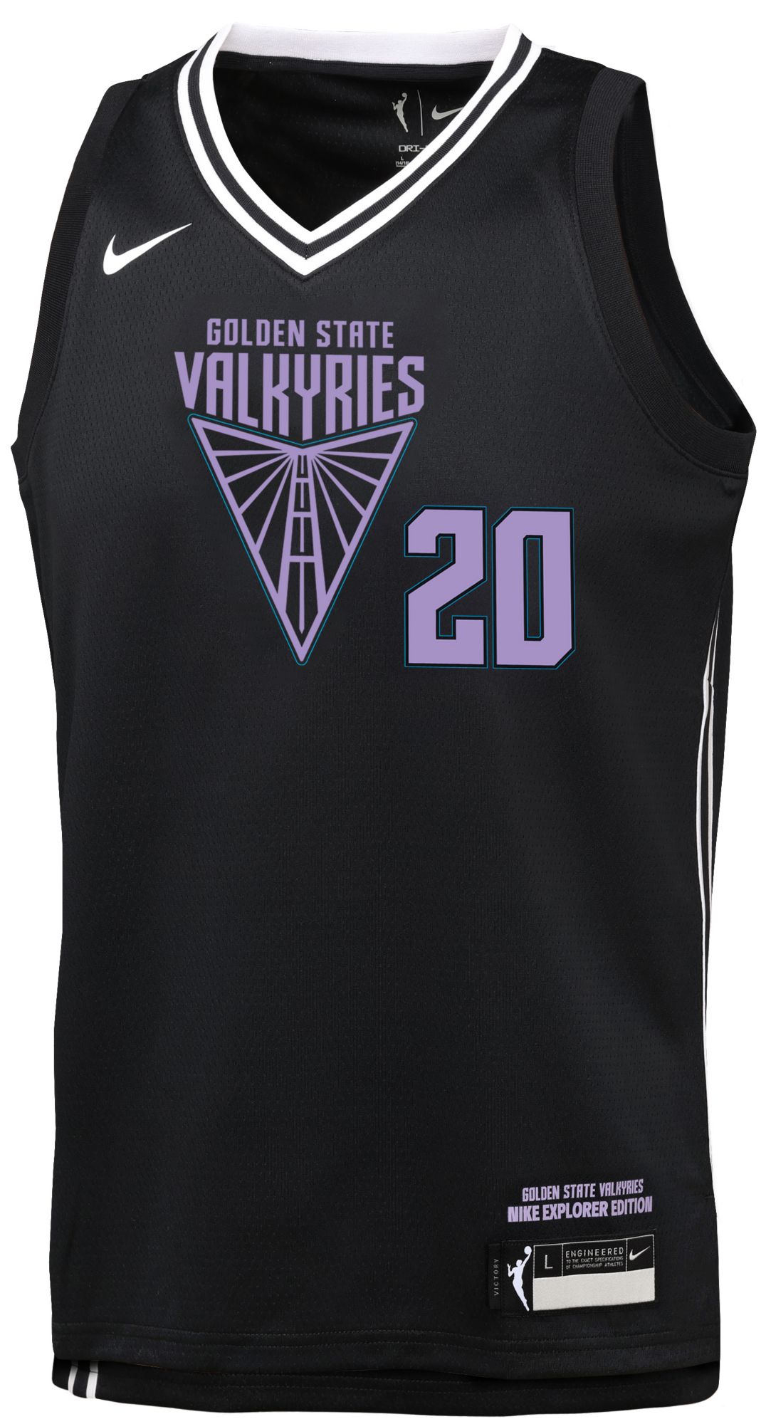 Nike Youth Golden State Valkyries Lilac Blank Replica Jersey product image