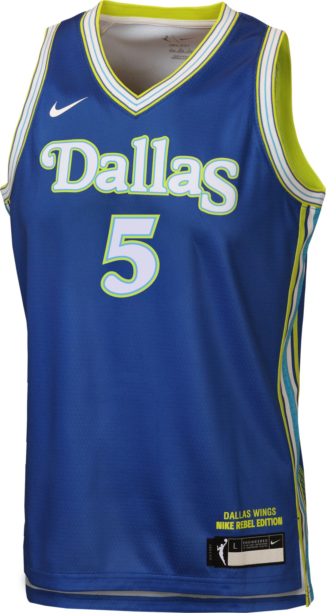 Nike Youth Dallas Wings Paige Bueckers Rebel Jersey product image
