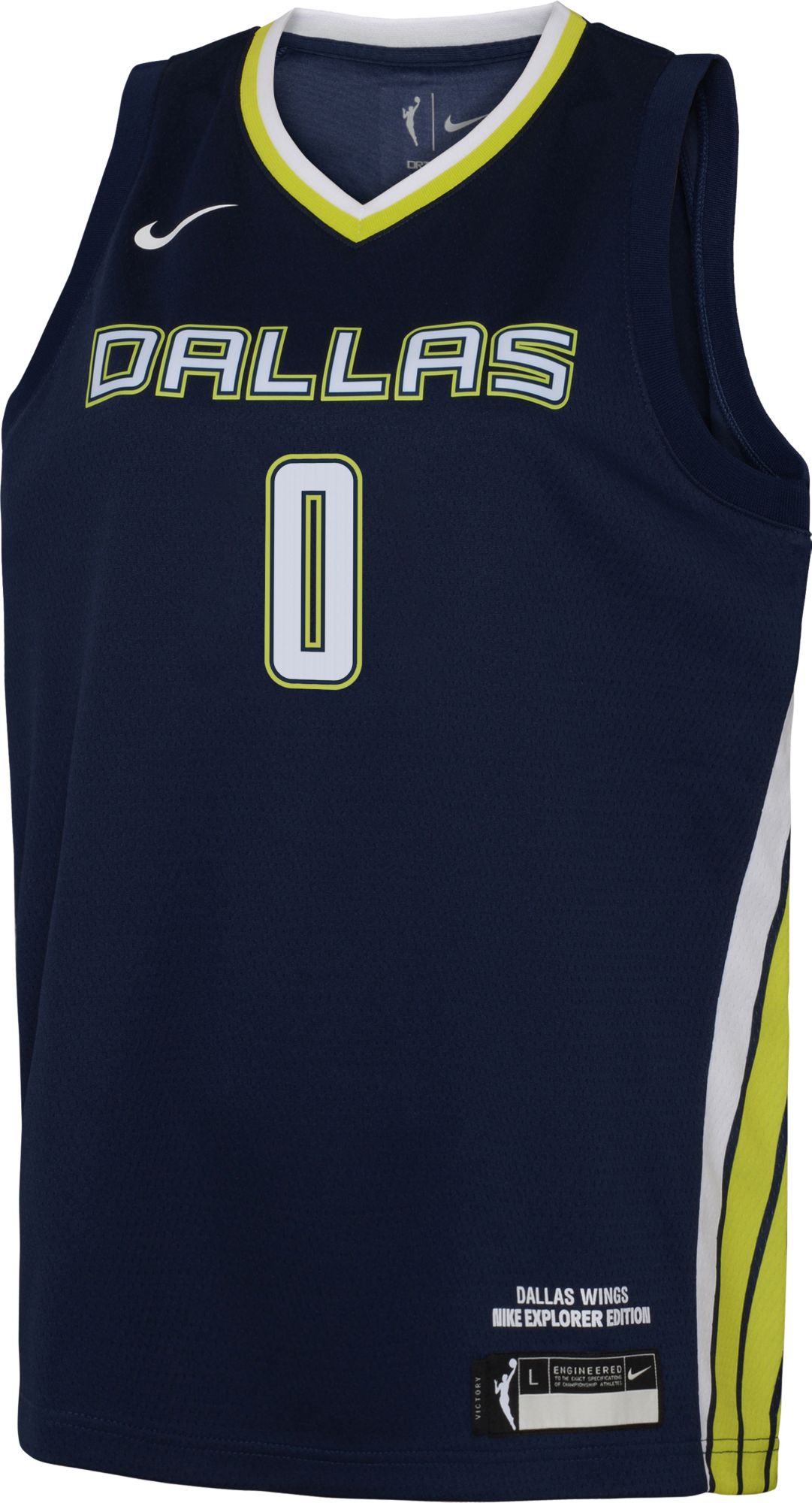 Nike Youth Dallas Wings Satou Sabally #0 Navy Replica Jersey product image