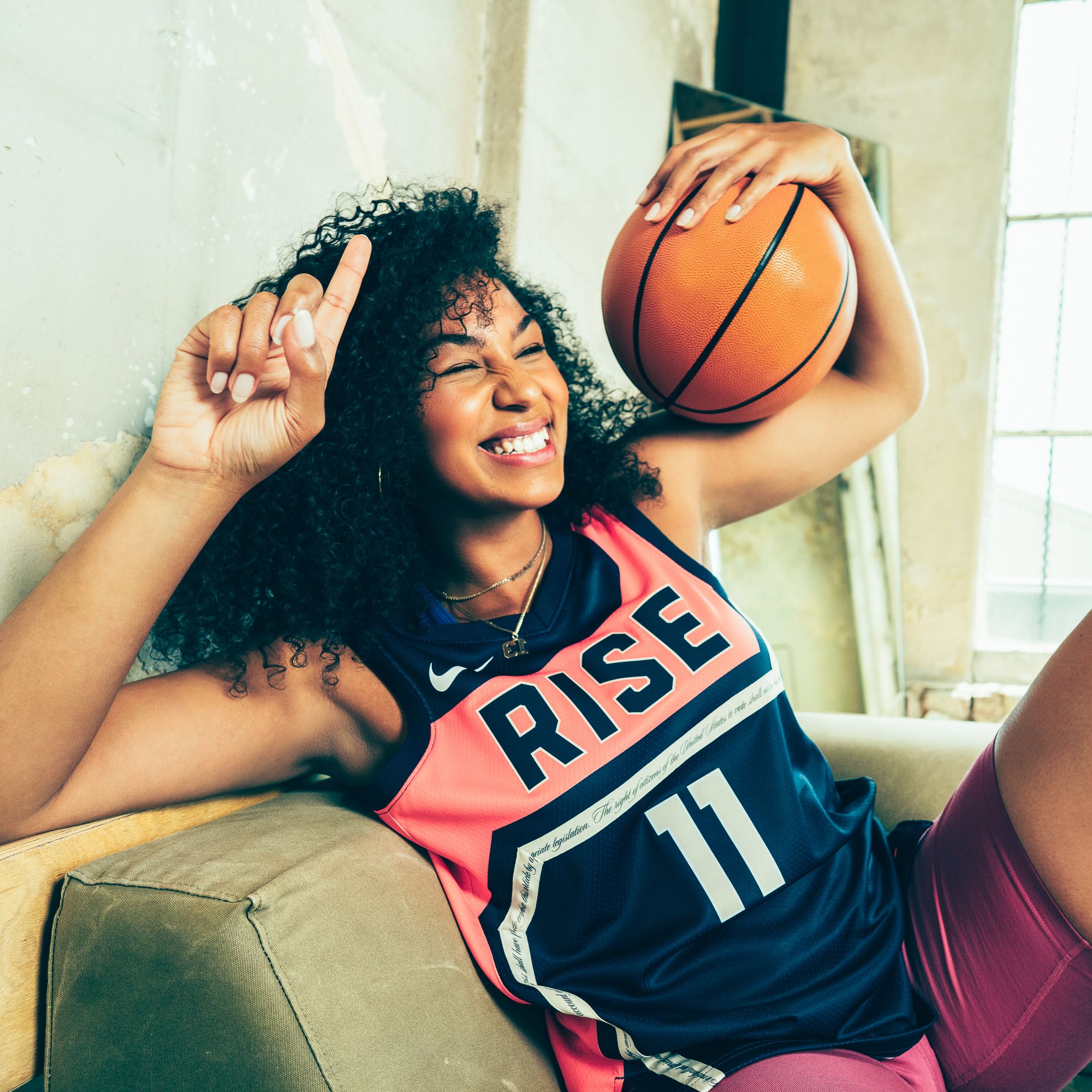 Nike Youth Washington Mystics Elena Delle Donne Replica Explorer Jersey product image