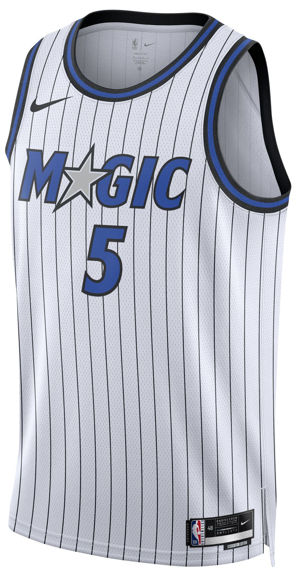 Nike Youth Orlando Magic Paolo Banchero #5 White Swingman Association Jersey product image