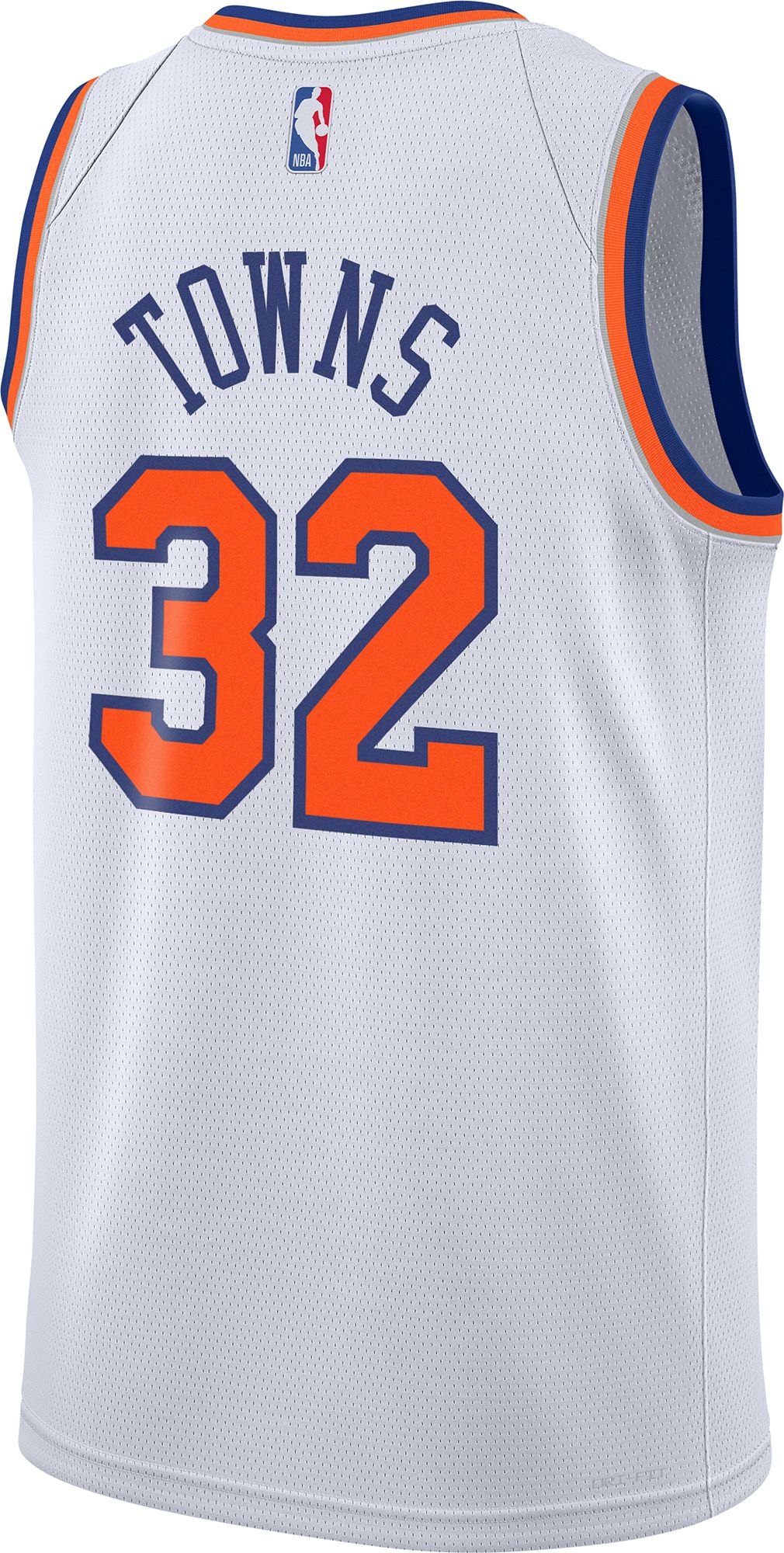 Outerstuff Youth New York Knicks Karl-Anthony Towns #32 White Replica Association Jersey product image