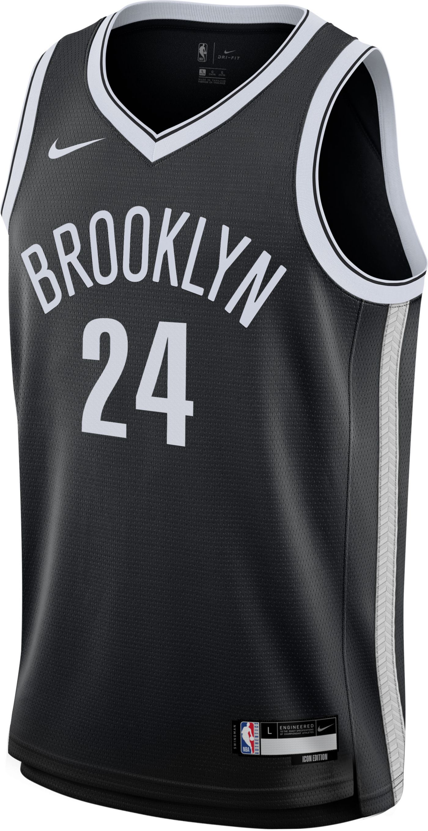 Nike Youth Brooklyn Nets Cam Thomas 24 Icon Jersey Dick s Sporting Goods