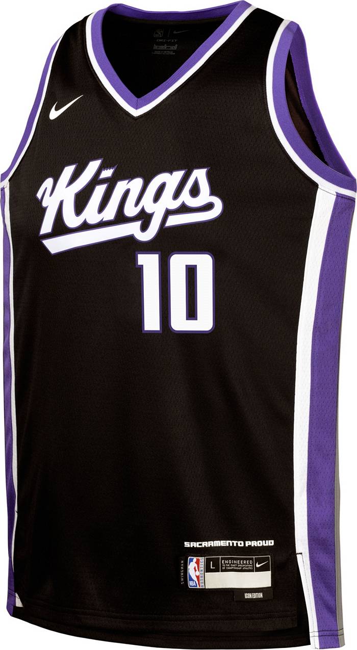 Nike Youth Sacramento Kings Domantas Sabonis #10 Purple Swingman