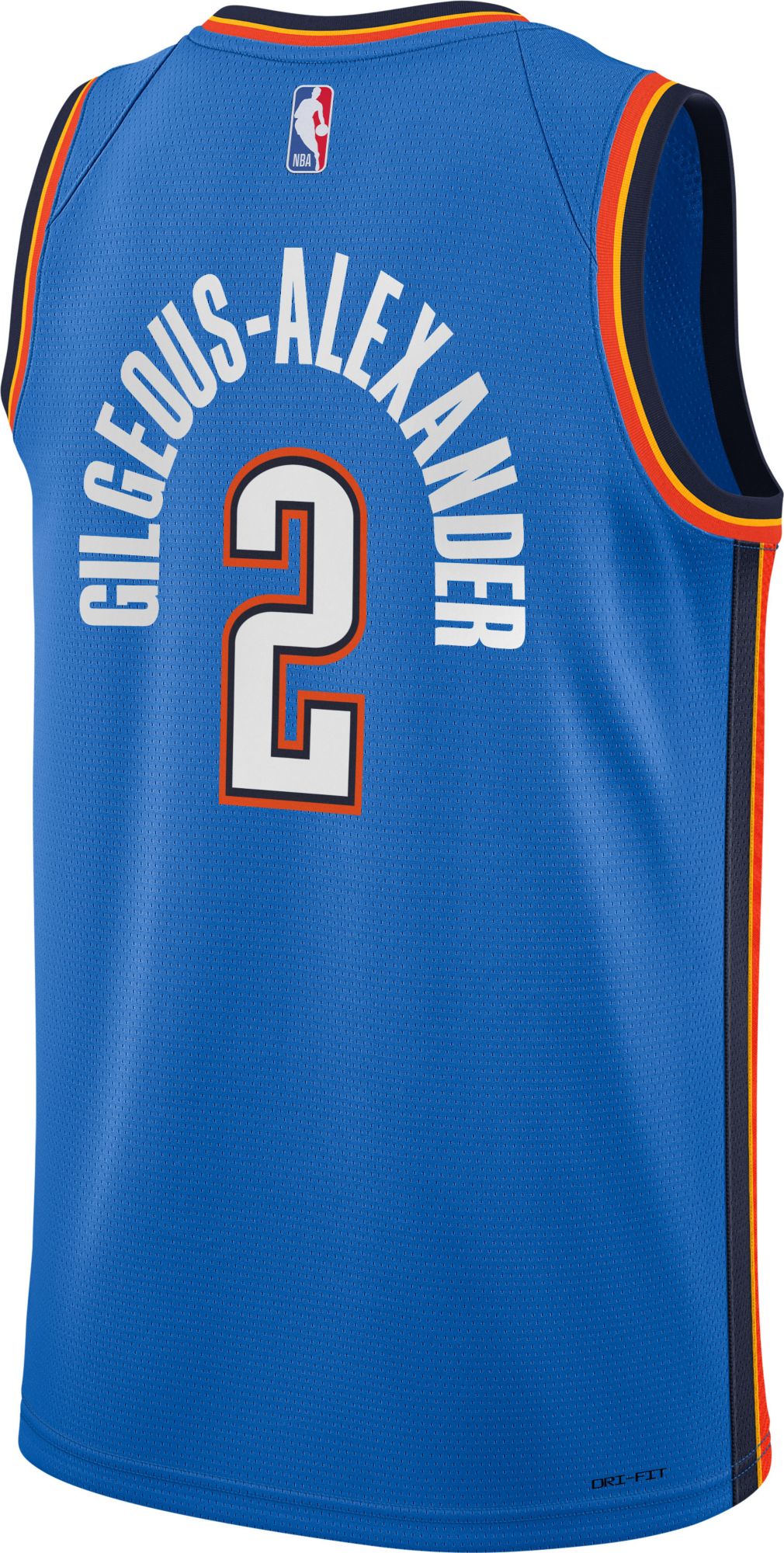 Nike Youth Oklahoma City Thunder Shai Gilgeous-Alexander #2 Blue Swingman Jersey product image