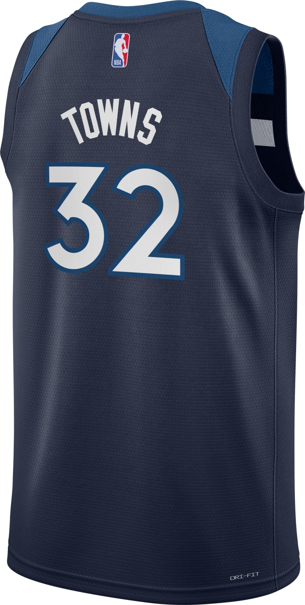 Nike Youth Minnesota Timberwolves Karl-Anthony Towns #32 Navy Swingman  Jersey