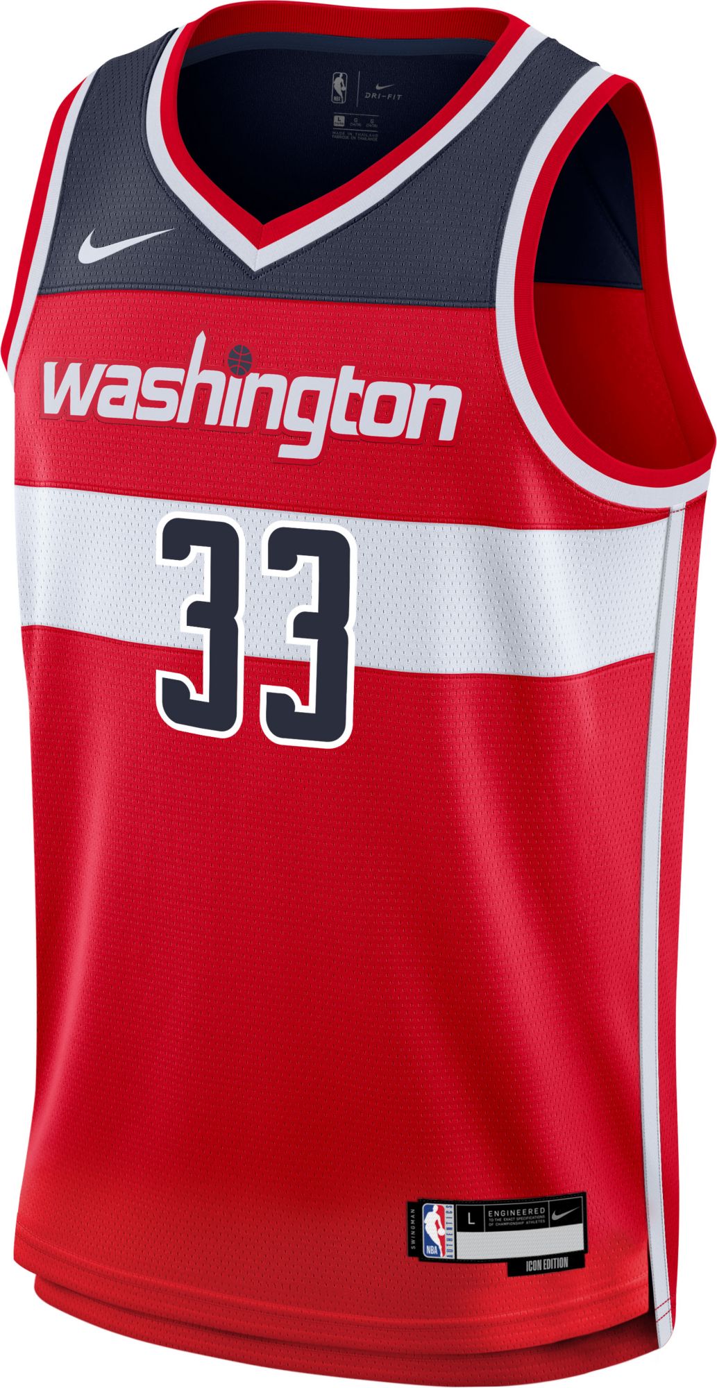 Washington wizards basketball jersey