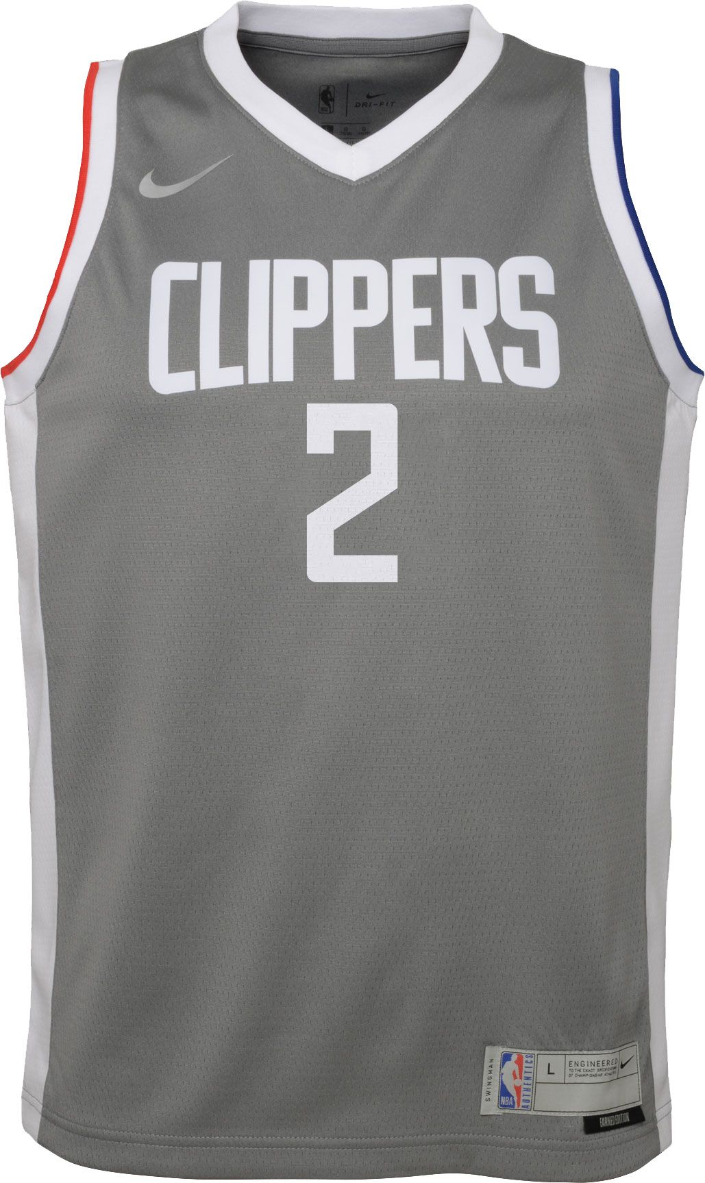 clippers grey jersey