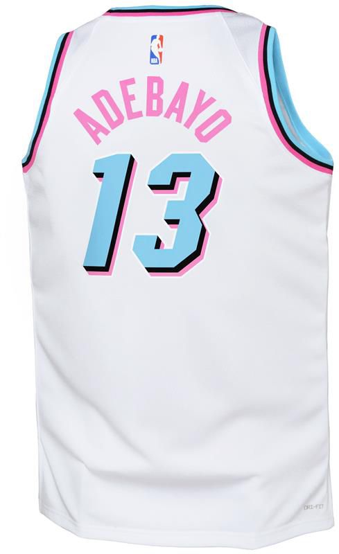Nba Bam Adebayo Vice Nike Youth 2024-25 City Edition Vice Miami