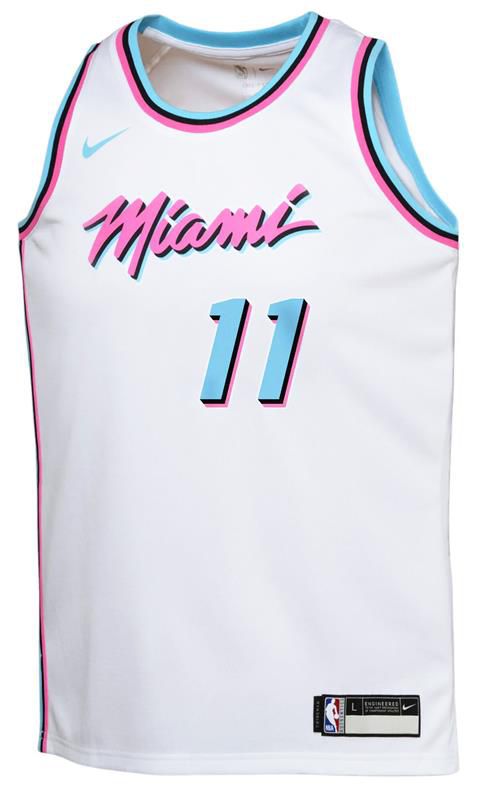 Nike Youth 2024-25 City Edition Vice Miami Heat Jaime Jaquez Jr. #11 Swingman Jersey product image