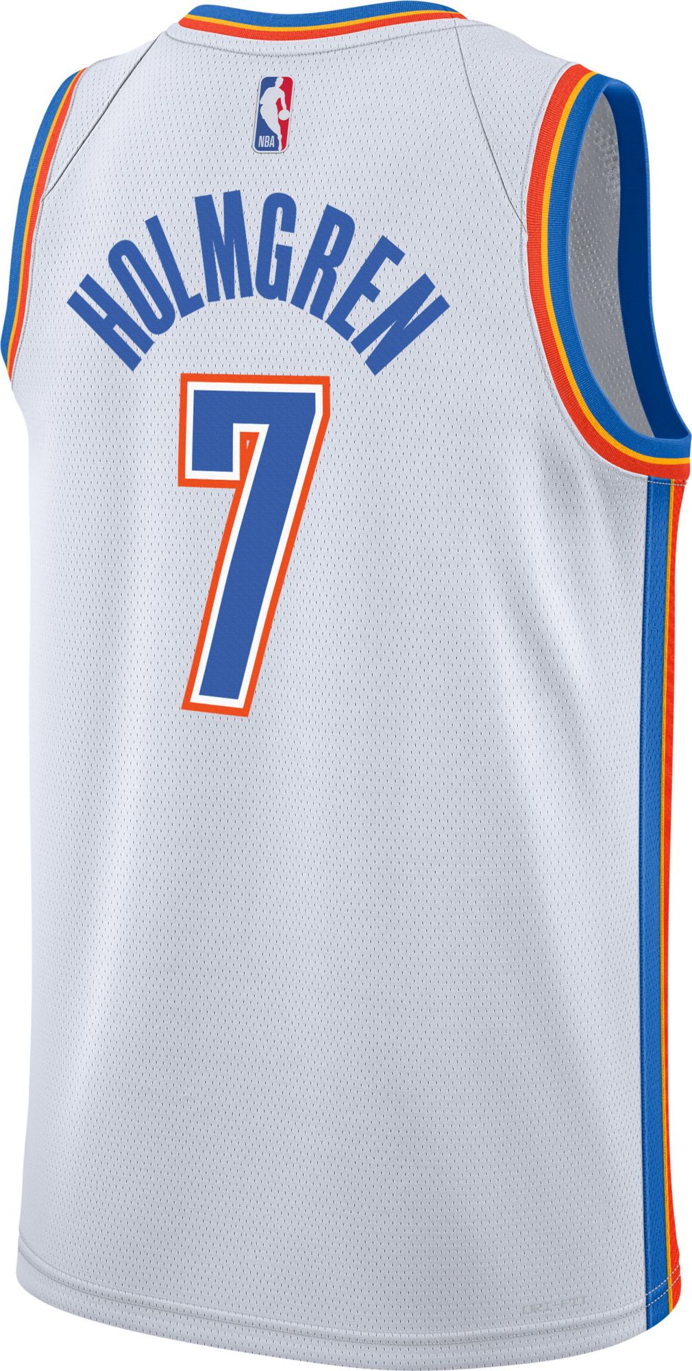 Nike Youth Oklahoma City Thunder Chet Holmgren #7 Swingman Association Jersey product image