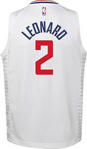 Nike Youth Los Angeles Clippers Kawhi Leonard #2 Dri-FIT Swingman White Jersey product image