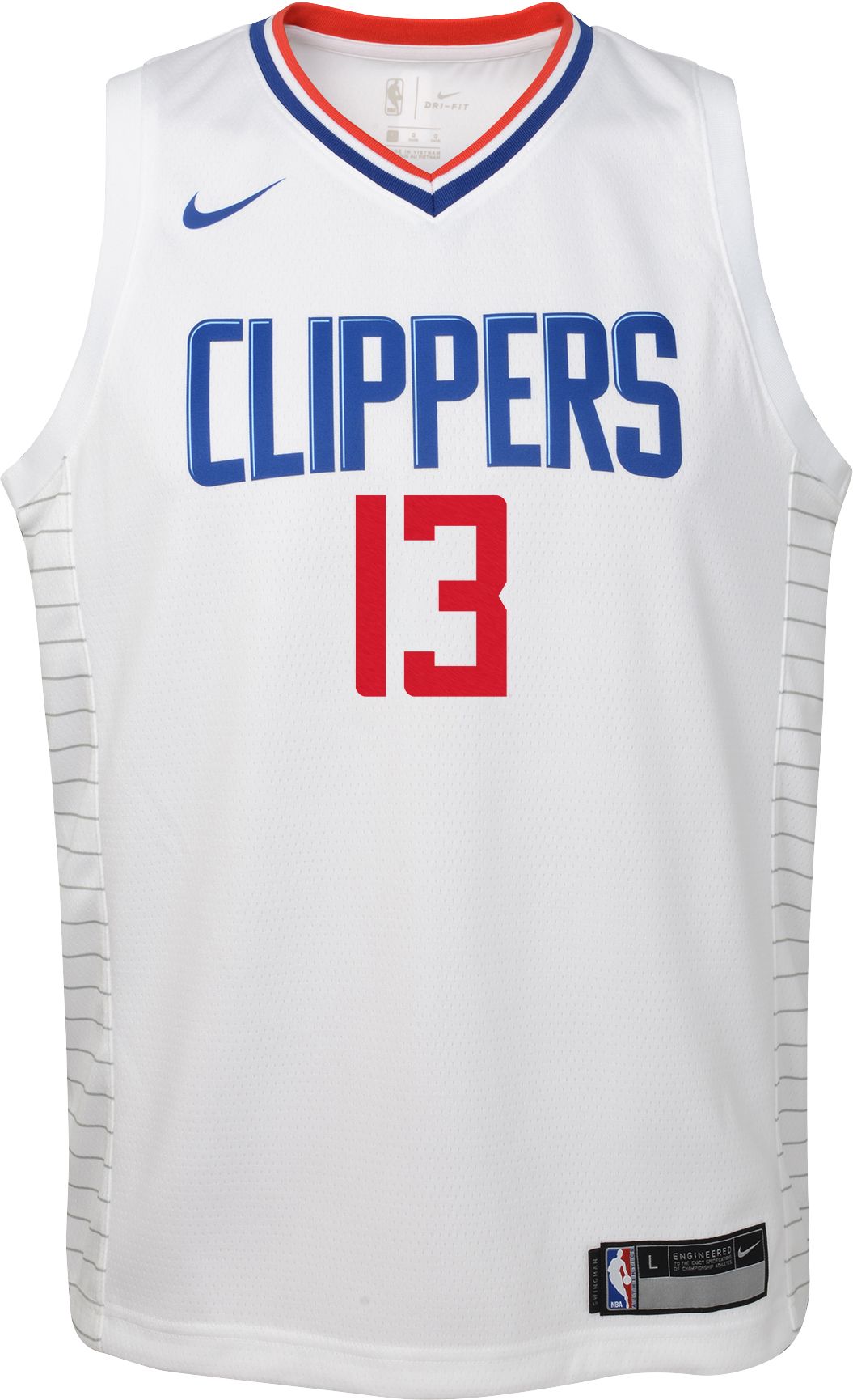 Nike Youth Los Angeles Clippers Paul George #13 Dri-FIT Swingman White Jersey product image