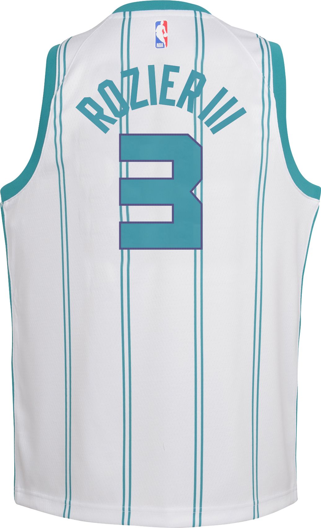 Jordan Youth Charlotte Hornets Terry Rozier III #3 Dri-FIT Swingman White Jersey product image
